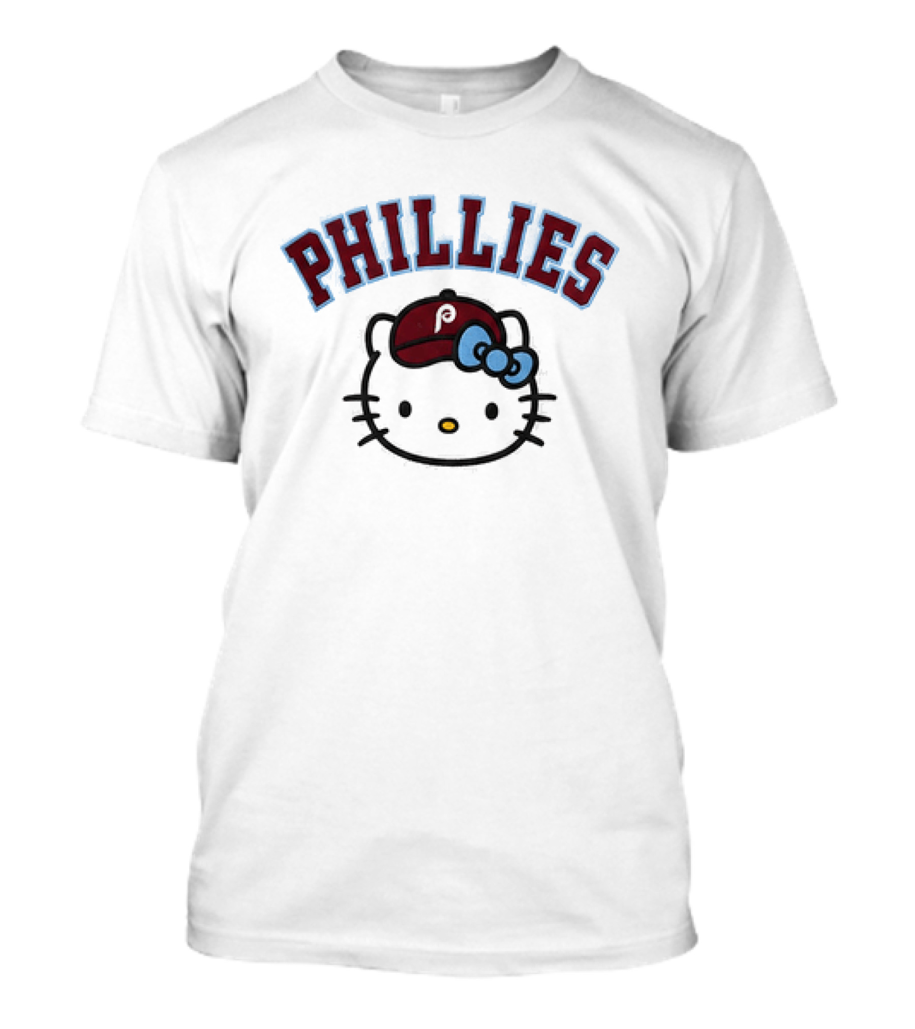 Phillies Hello Kitty Night 2026 Cardigan Hat Bow T-Shirt