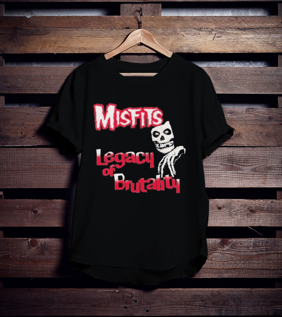 Misfits Legacy Of Brutality Skull Punk Rock T-Shirt