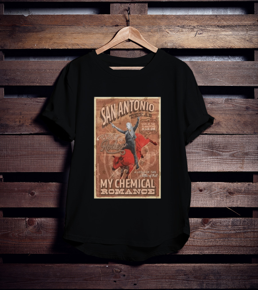 My Chemical Romance San Antonio Texas Alamodome 2026 Rodeo T-Shirt