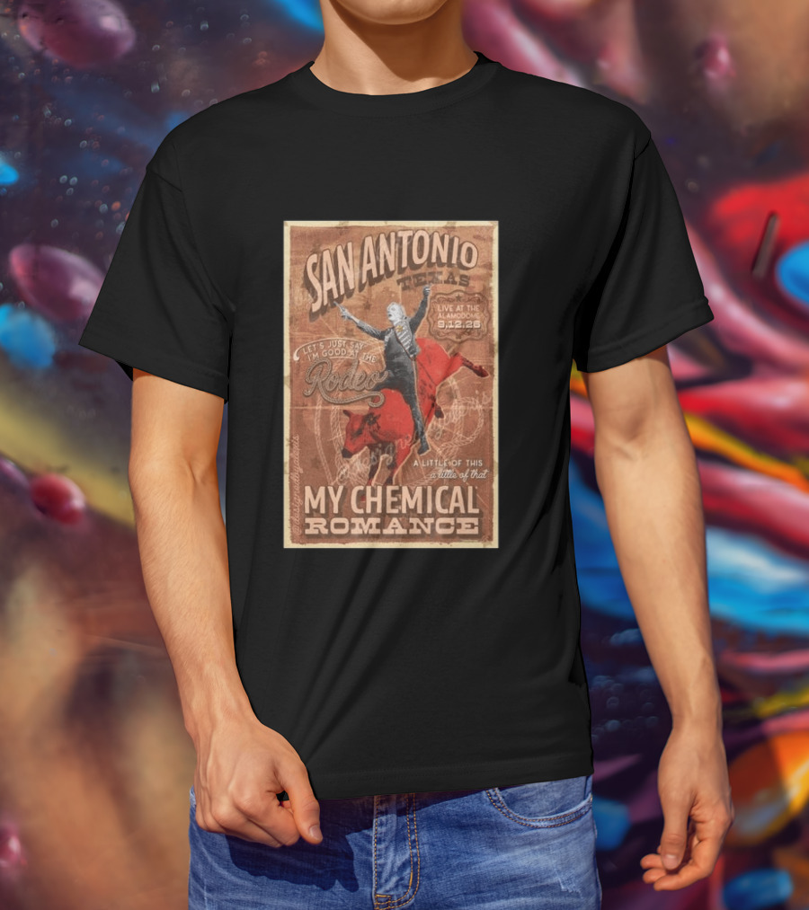 My Chemical Romance San Antonio Texas Alamodome 2026 Rodeo T-Shirt