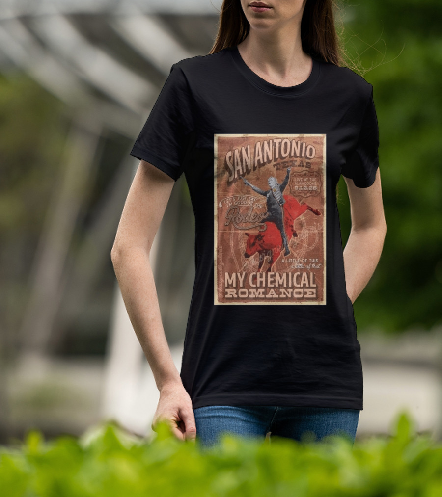 My Chemical Romance San Antonio Texas Alamodome 2026 Rodeo T-Shirt