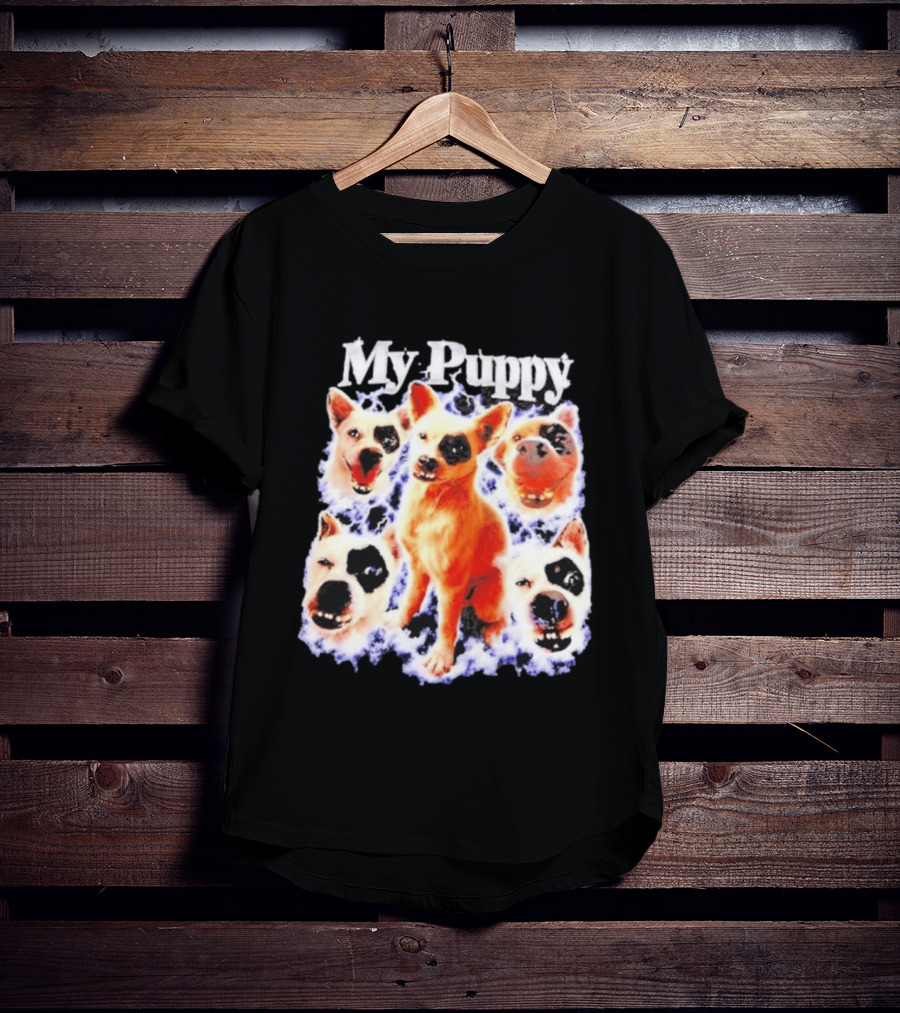 My Puppy Australian Cattle Dog Blue Heeler Faces T-Shirt