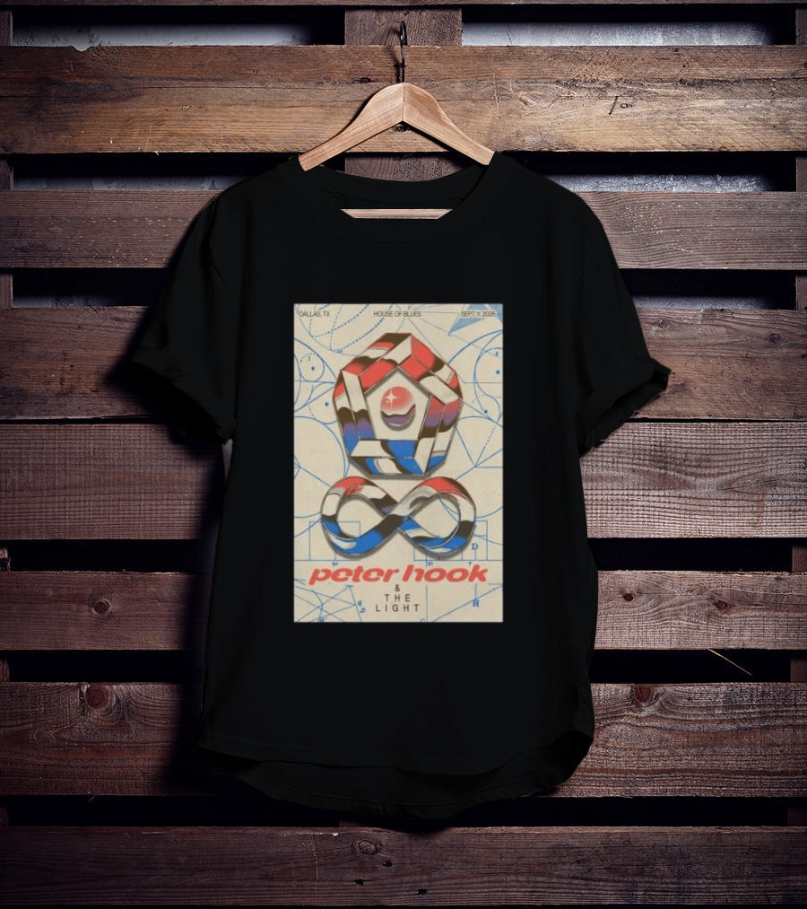 Peter Hook And The Light Dallas TX House Of Blues Sept 11 2026 T-Shirt