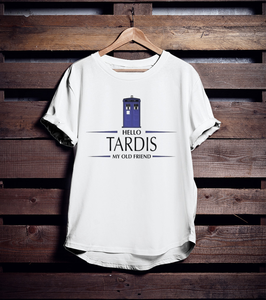 Doctor Who Hello TARDIS My Old Friend Sci Fi T-Shirt
