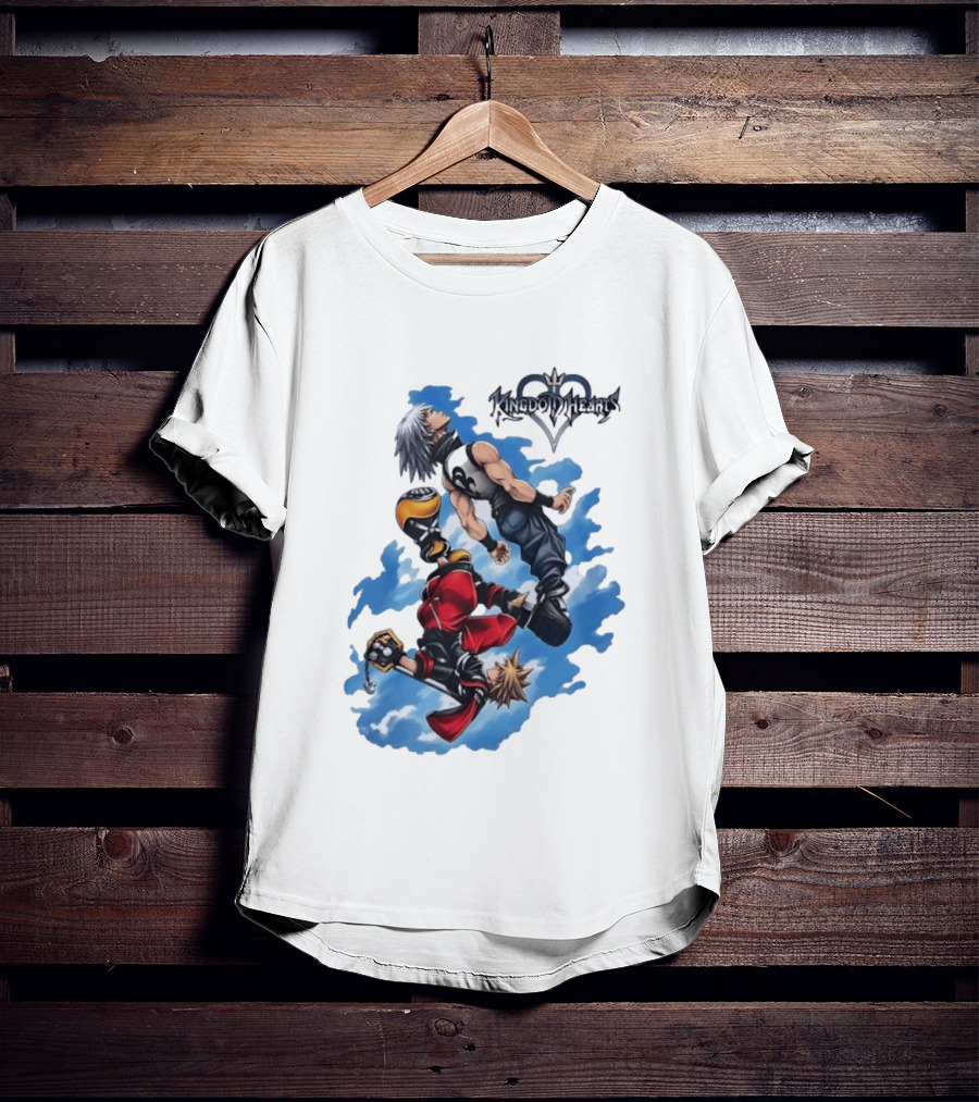 Kingdom Hearts Sora Riku Sky Square Enix T-Shirt