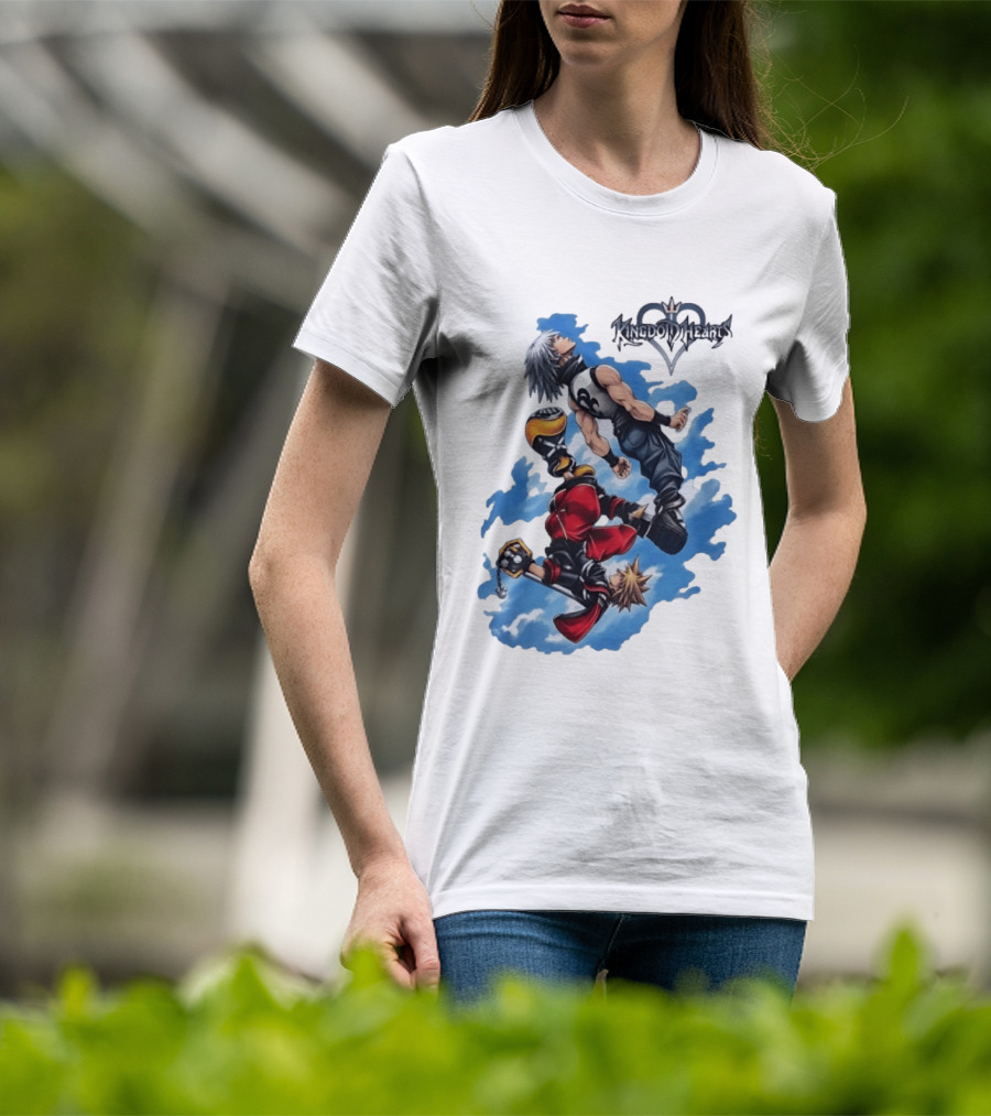 Kingdom Hearts Sora Riku Sky Square Enix T-Shirt