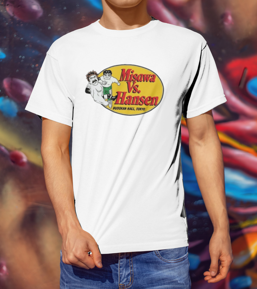 Misawa Vs Hansen Budokan Hall Tokyo T-Shirt