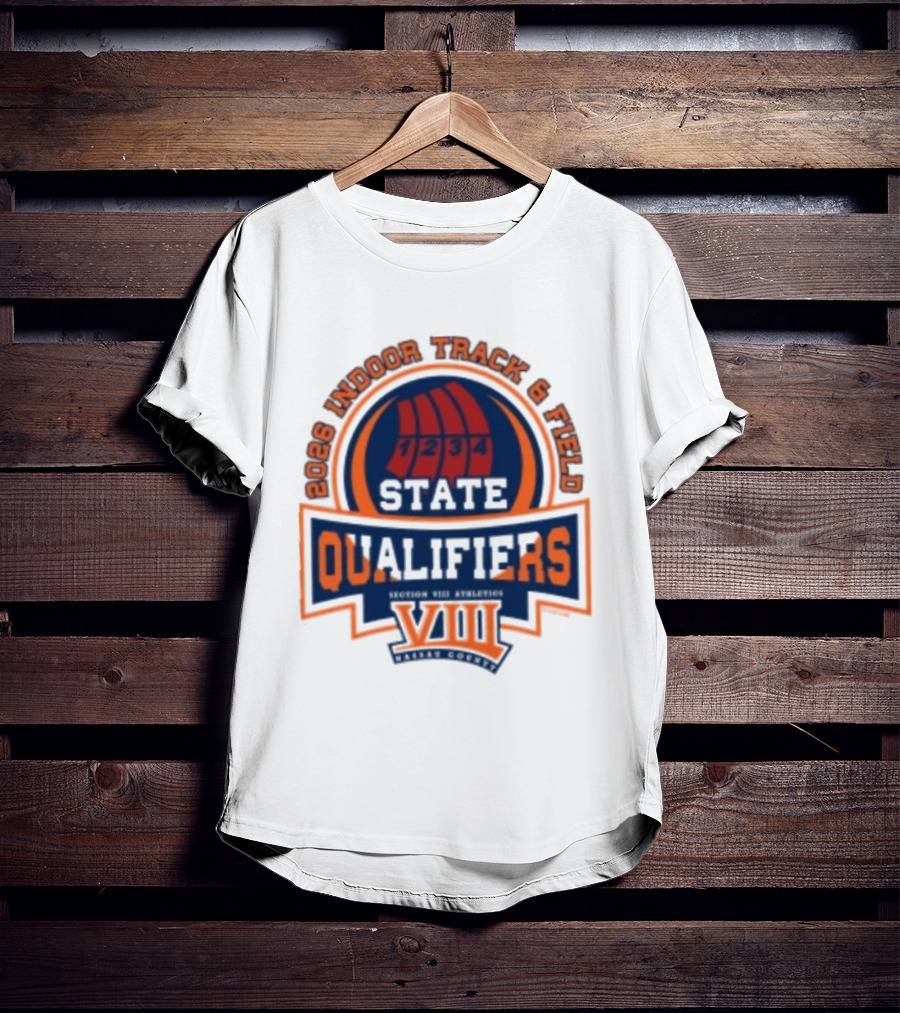 NYSPHSAA 2026 Indoor Track And Field State Qualifiers Section VIII T-Shirt