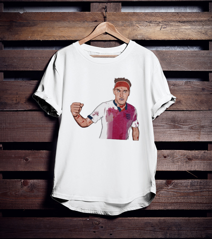Terry Butcher England Football Iconic Bloodied Headband Moment Football Fans T-Shirt