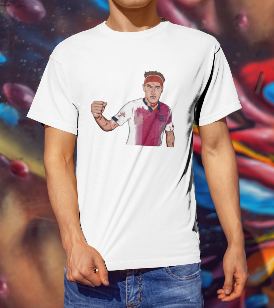 Terry Butcher England Football Iconic Bloodied Headband Moment Football Fans T-Shirt