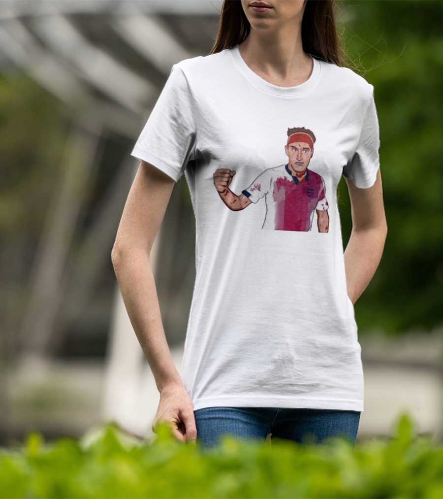 Terry Butcher England Football Iconic Bloodied Headband Moment Football Fans T-Shirt