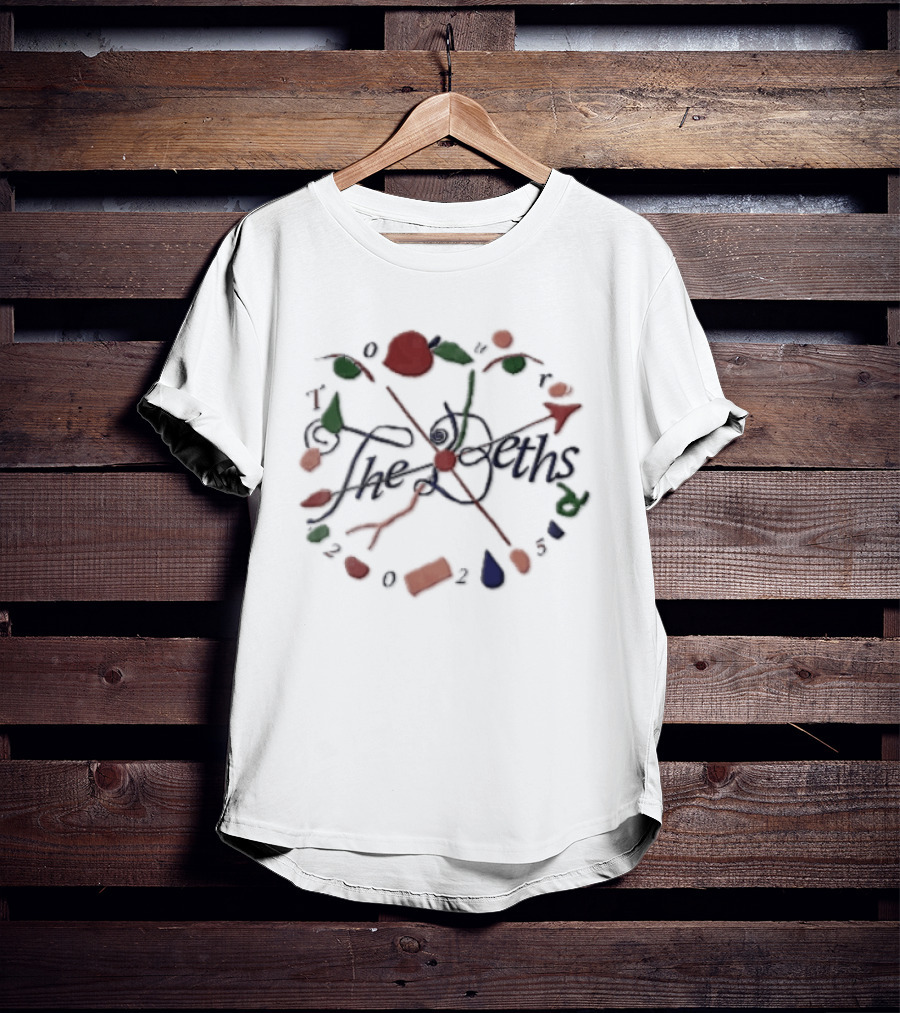 The Beths Tour 2025 Colorful Symbols Eyes T-Shirt
