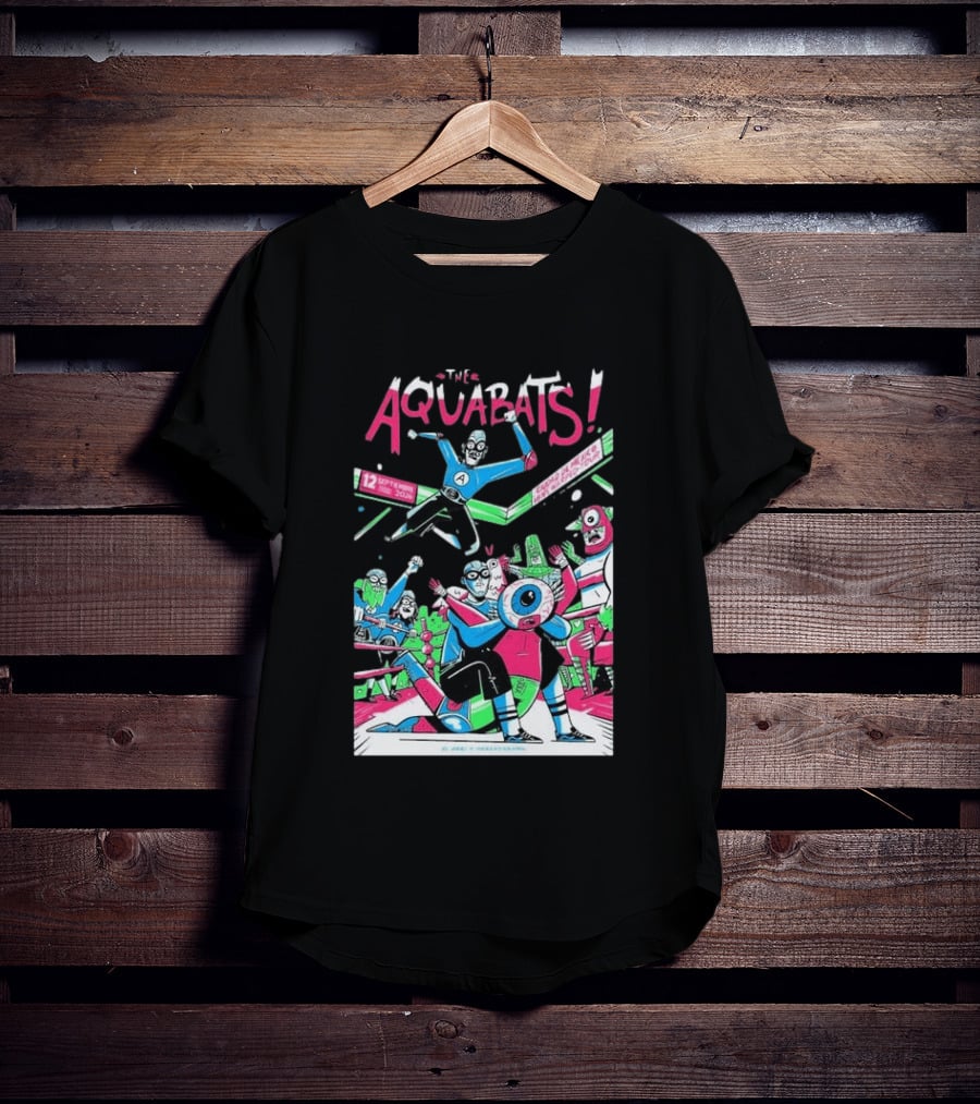 The Aquabats September 12 2026 Mexico City Comic Style Concert T-Shirt
