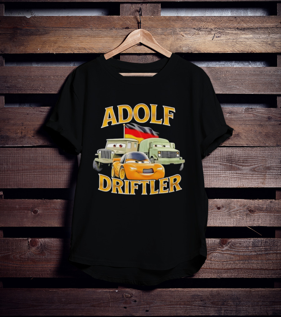 Adolf Driftler German Car Cartoon T-Shirt