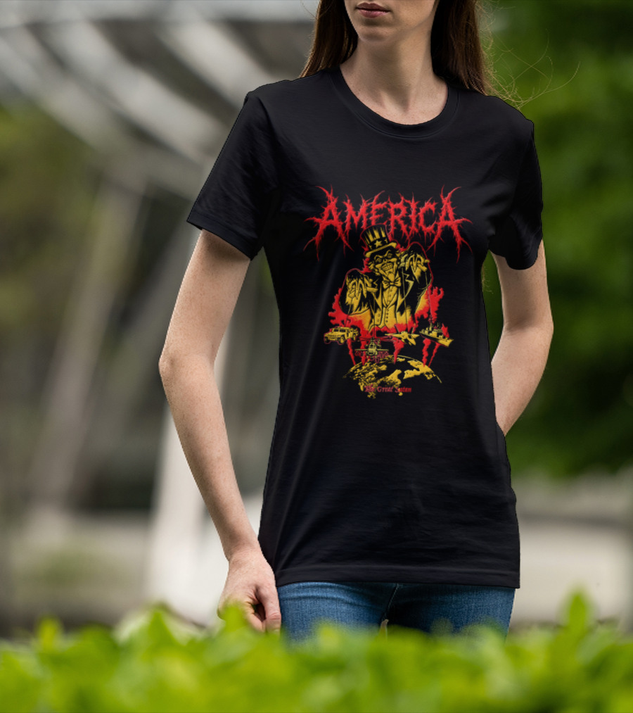 America The Great Satan Uncle Sam Puppet Master T-Shirt
