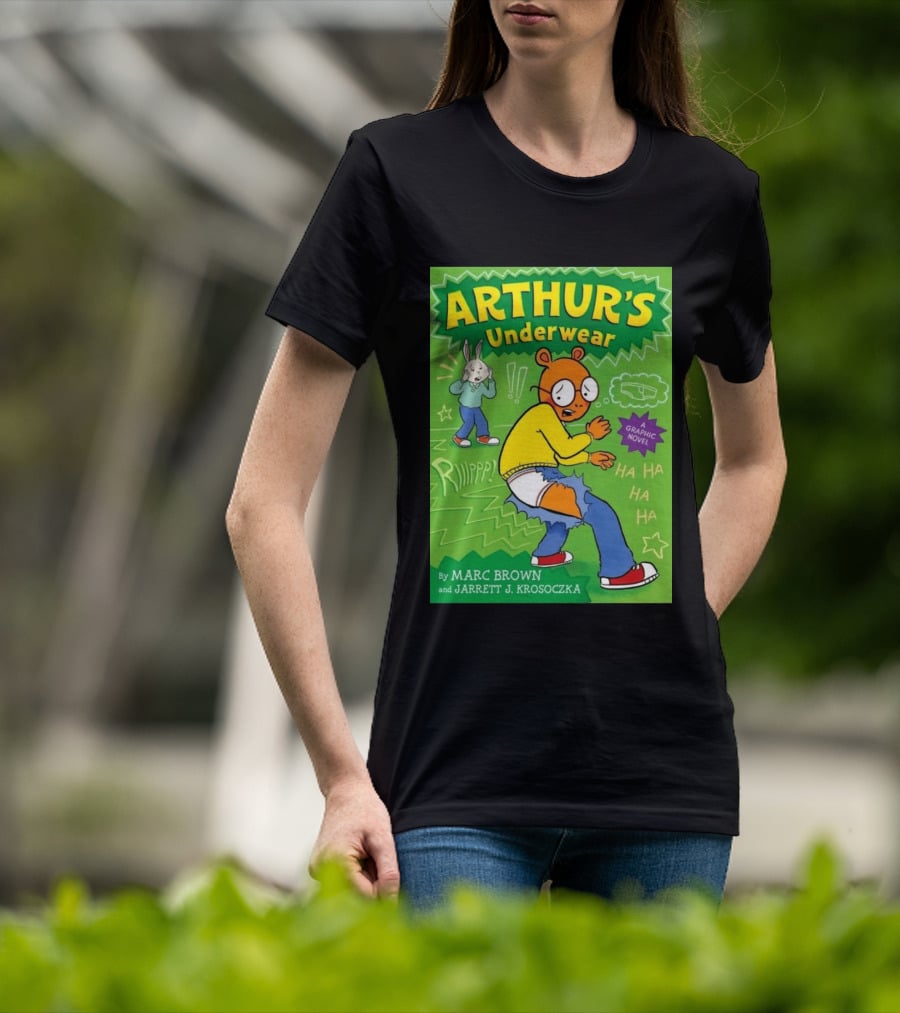 ARTHUR'S Underwear Graphic Novel By Marc Brown And Jarrett J. Krosoczka T-Shirt