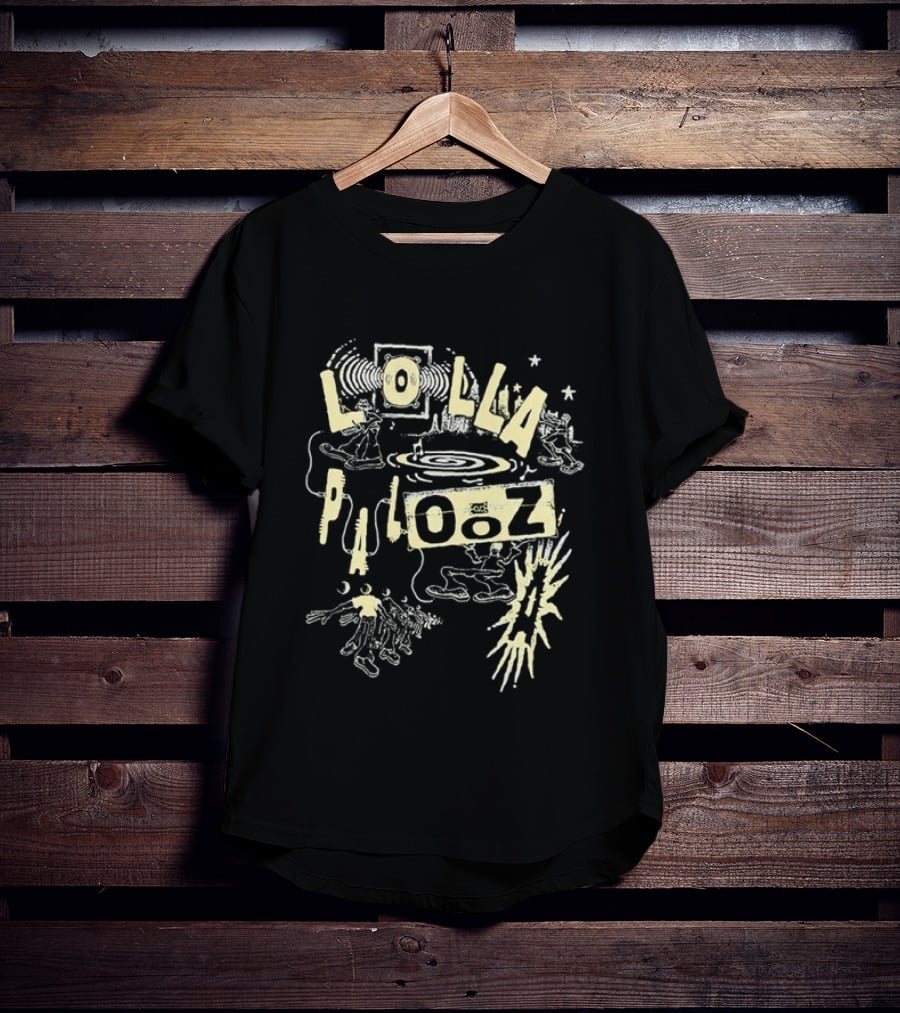 Lollapalooza Music Festival Concert Alternative Rock Decorative T-Shirt