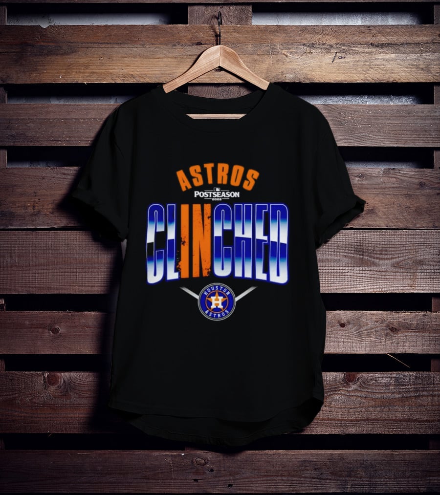 Houston Astros Postseason Clinched 2026 T-Shirt