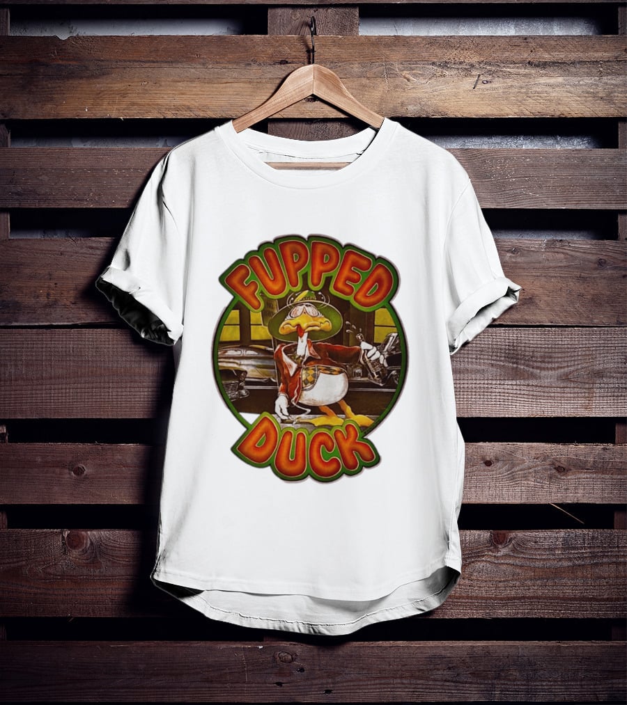 Fupped Duck Vintage Style 1979 Tipsy Cartoon Nostalgia T-Shirt
