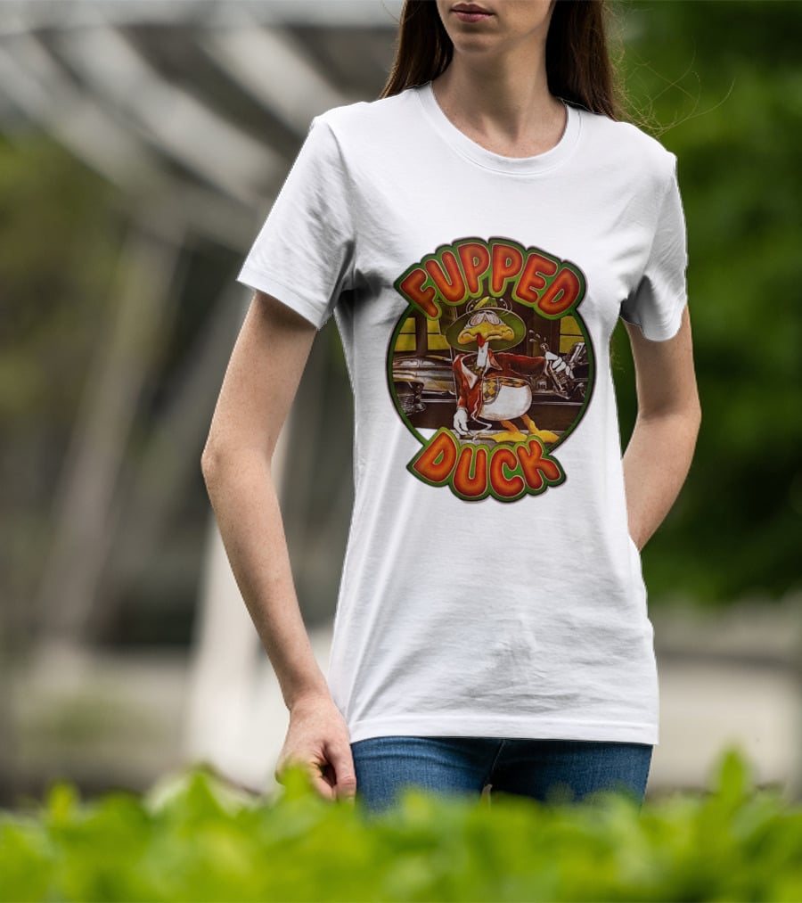 Fupped Duck Vintage Style 1979 Tipsy Cartoon Nostalgia T-Shirt