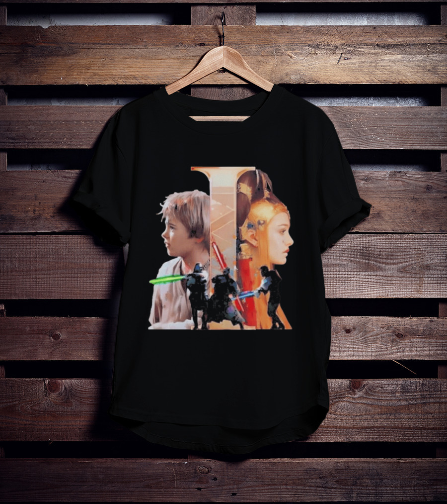 Rebel Scums The Phantom Menace 25th Anniversary Celebration With Iconic Characters And Lightsabers T-Shirt