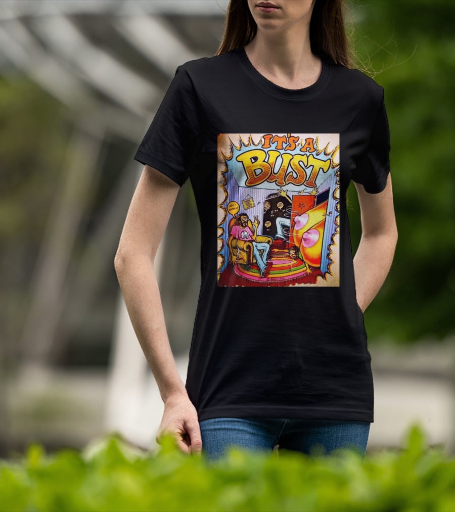 It's A Bust 1975 Zap Comix Cartoon Explosion T-Shirt