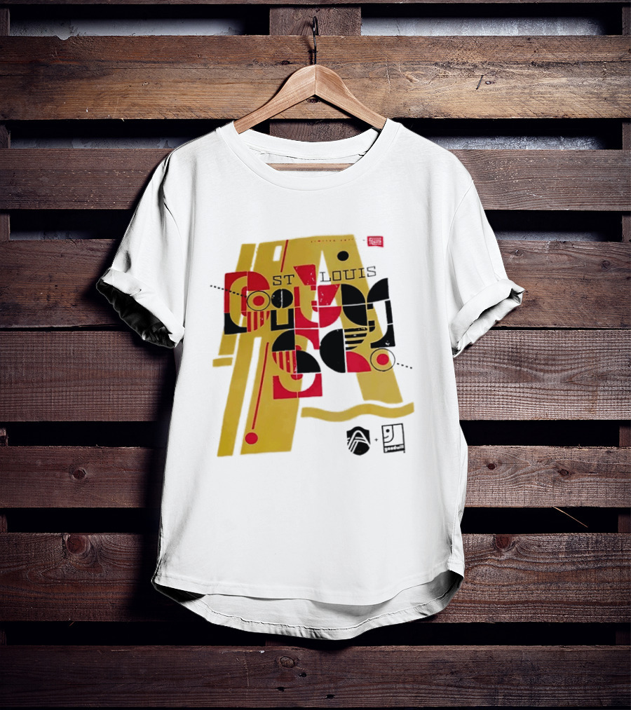 St Louis Football Limited Edition Goodwill Geometric Abstract 91 T-Shirt