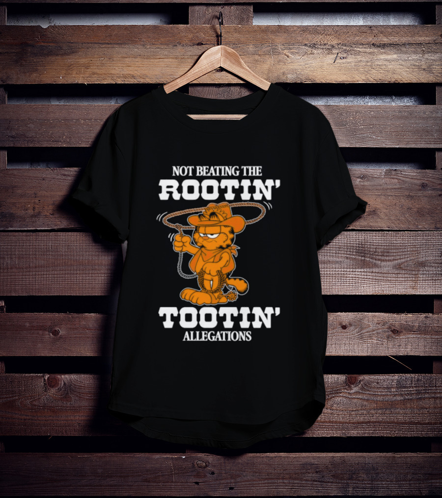Lasagna Cat Not Beating The Rootin' Tootin' Allegations Cowboy T-Shirt