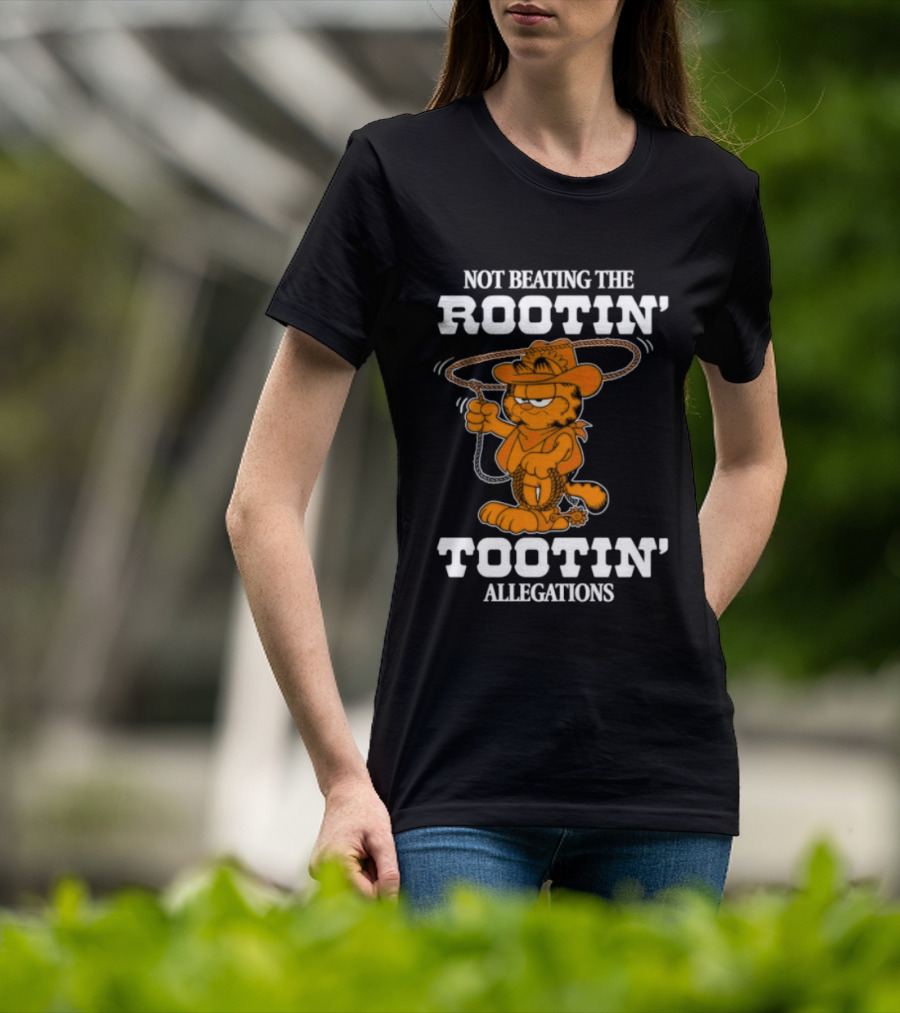 Lasagna Cat Not Beating The Rootin' Tootin' Allegations Cowboy T-Shirt