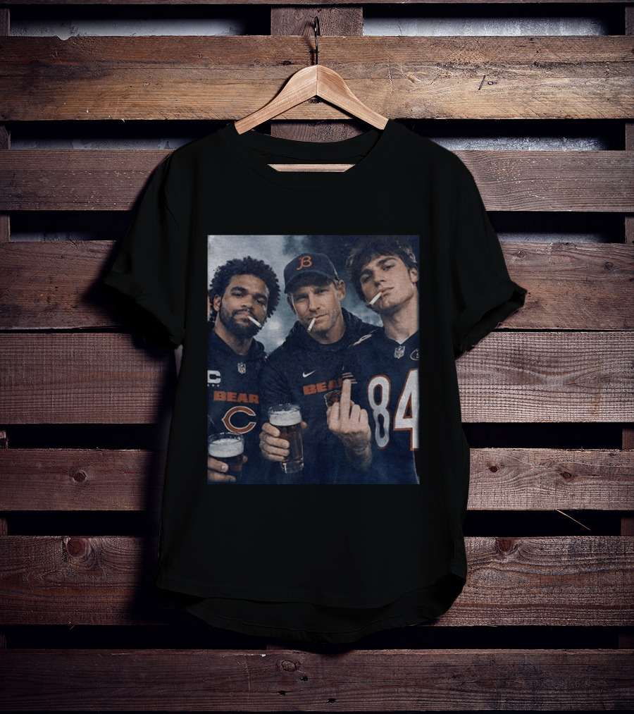 Colston Loveland Caleb Williams Ben Johnson Bears Football T-Shirt