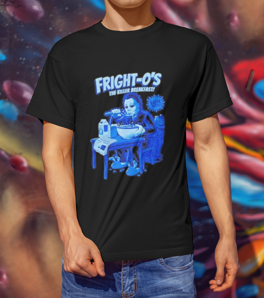 Fright O's The Killer Breakfast Cereal Halloween Michael Myers Killer Taste T-Shirt