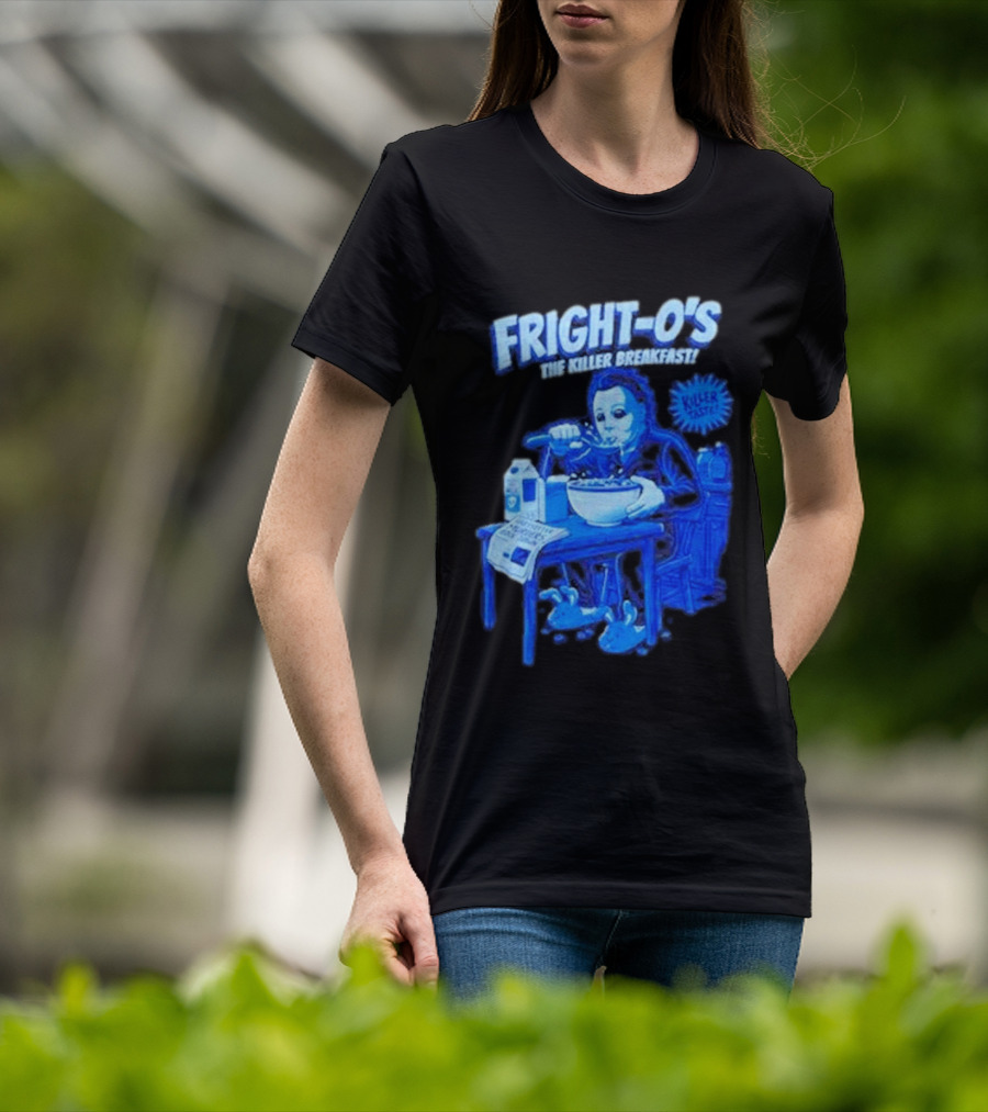 Fright O's The Killer Breakfast Cereal Halloween Michael Myers Killer Taste T-Shirt