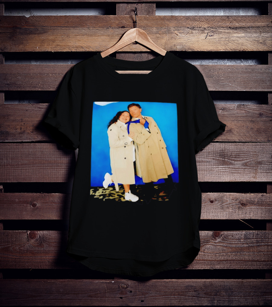 Misha Collins Castiel Supernatural Photo Trench Coat And Tie T-Shirt