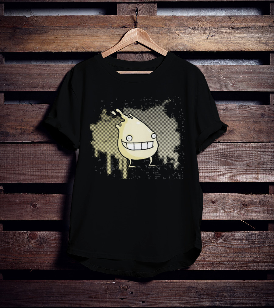 I'm Telling Smiling Blob With Wide Grin And Paint Splash T-Shirt