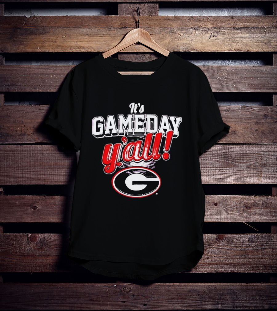 It's Gameday Y'all Georgia Bulldogs UGA Football T-Shirt