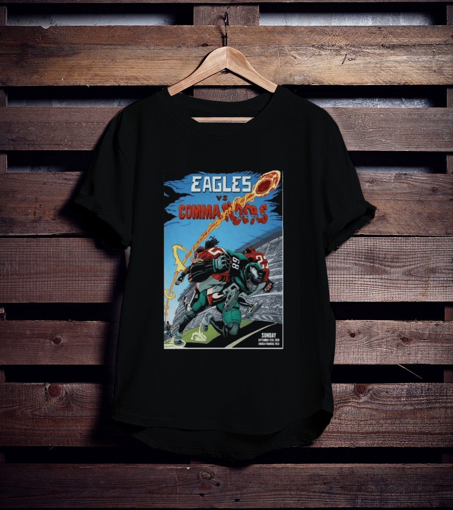 Eagles Vs Commanders September 13 2026 Lincoln Financial Field Football T-Shirt