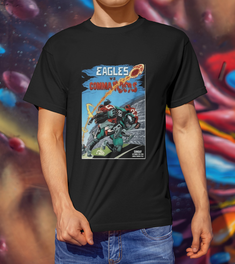 Eagles Vs Commanders September 13 2026 Lincoln Financial Field Football T-Shirt