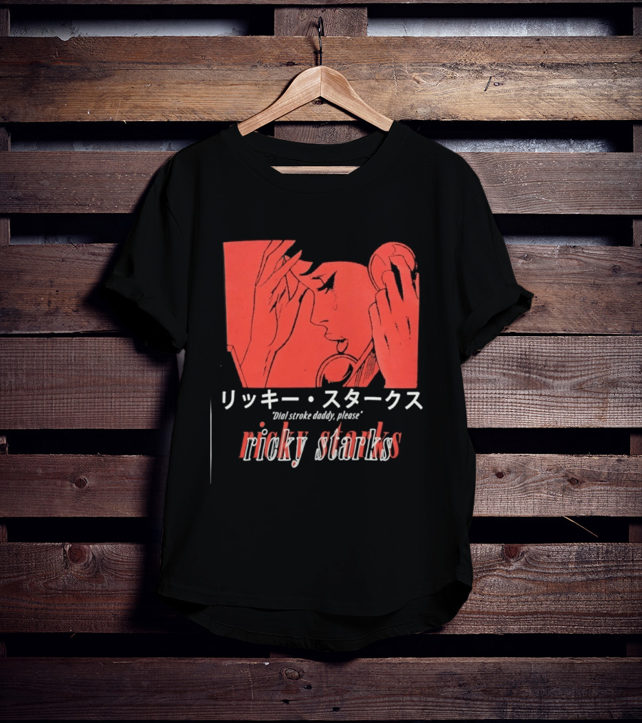 Ricky Starks Please Dial Stroke Daddy Japanese Style AEW T-Shirt
