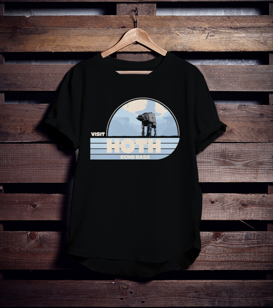 Visit Hoth Echo Base Star Wars AT AT Adventure T-Shirt