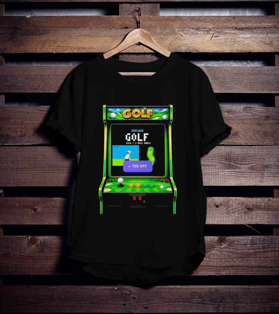 Webcade Golf Arcade Off Solo 3 Hole Duels T-Shirt