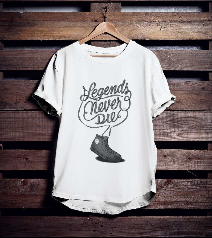 Legends Never Die High Top Classic Shoe T-Shirt