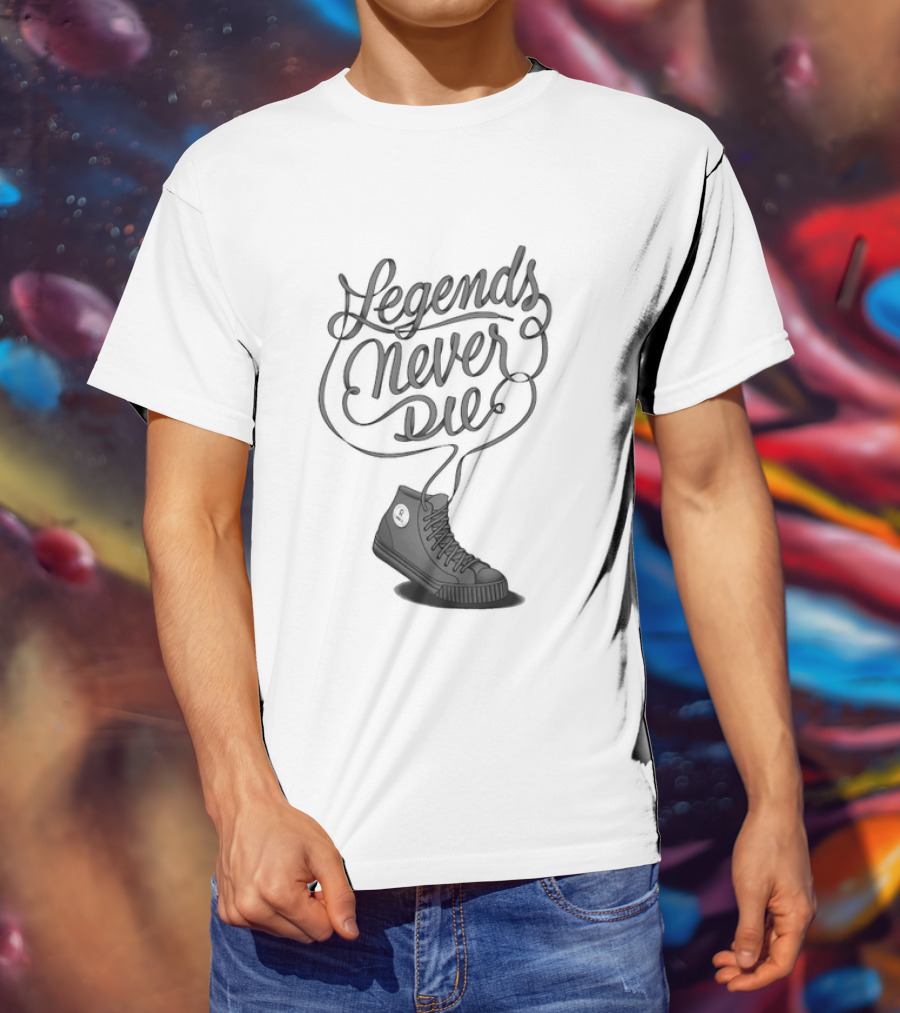 Legends Never Die High Top Classic Shoe T-Shirt
