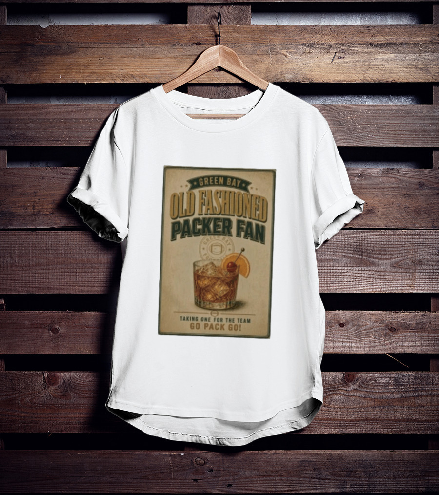 Green Bay Old Fashioned Packer Fan Taking One For The Team Go Pack Go T-Shirt