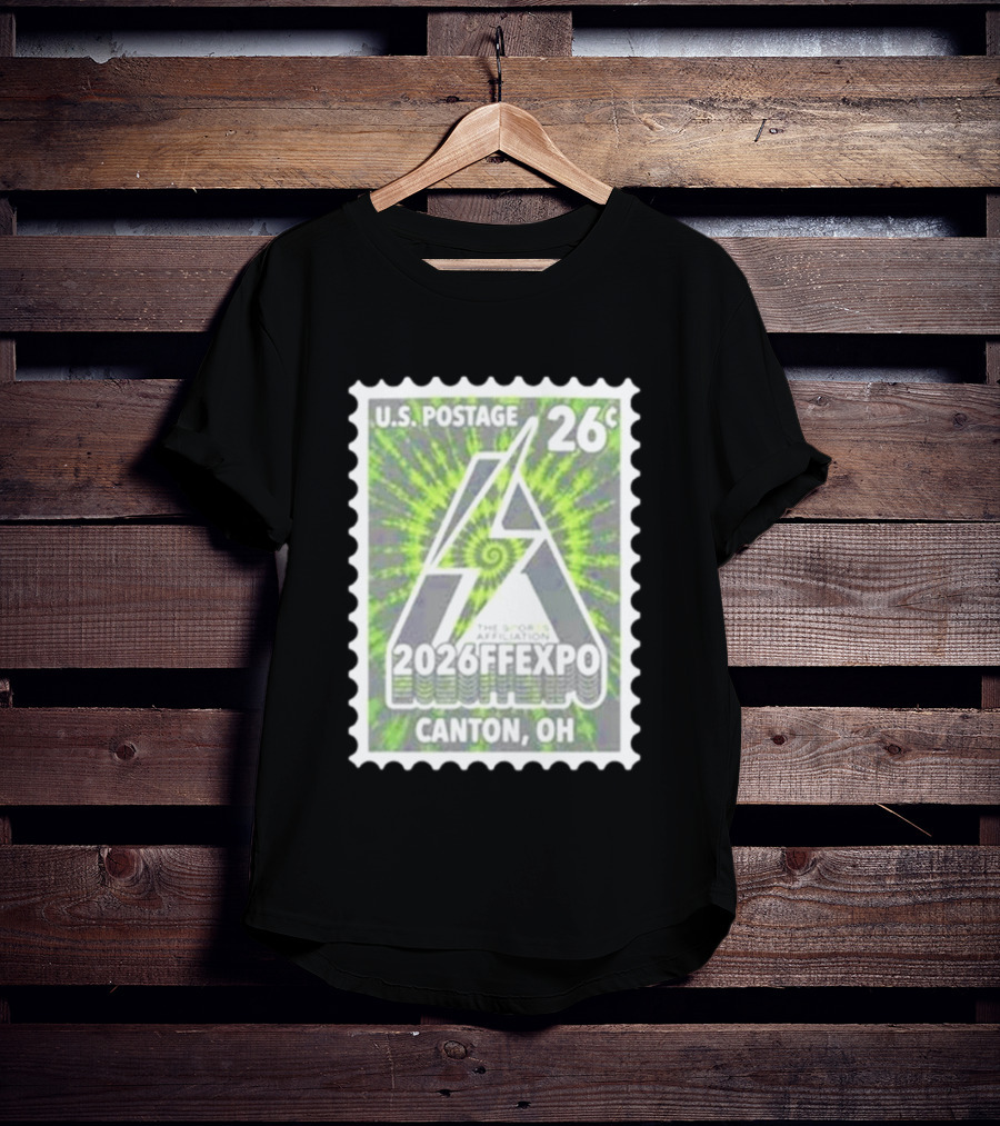 U.S. Postage 26c The Sports Affiliation 2026 FF Expo Canton OH Stamp T-Shirt