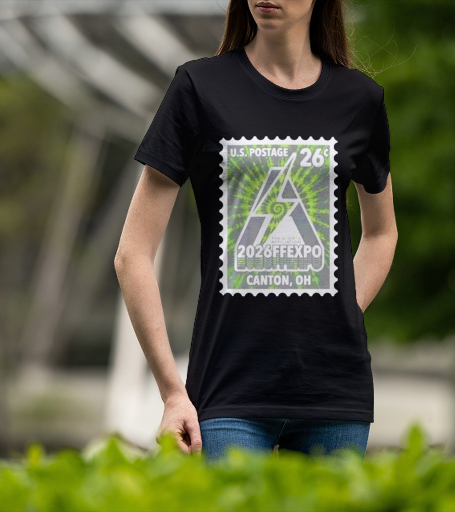 U.S. Postage 26c The Sports Affiliation 2026 FF Expo Canton OH Stamp T-Shirt