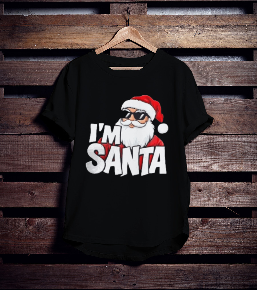 I'm Santa Sunglasses Cool Christmas Holiday T-Shirt