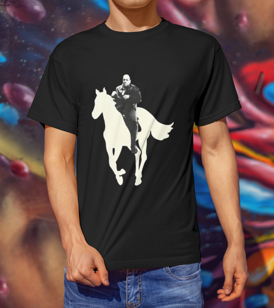 James Gandolfini The Sopranos Horse Riding T-Shirt
