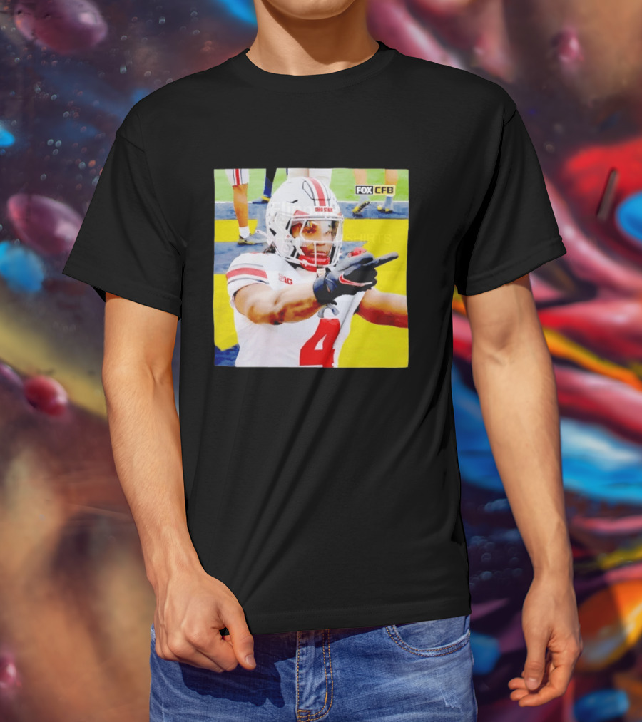Ohio State Player Gesture Against Michigan Football T-Shirt