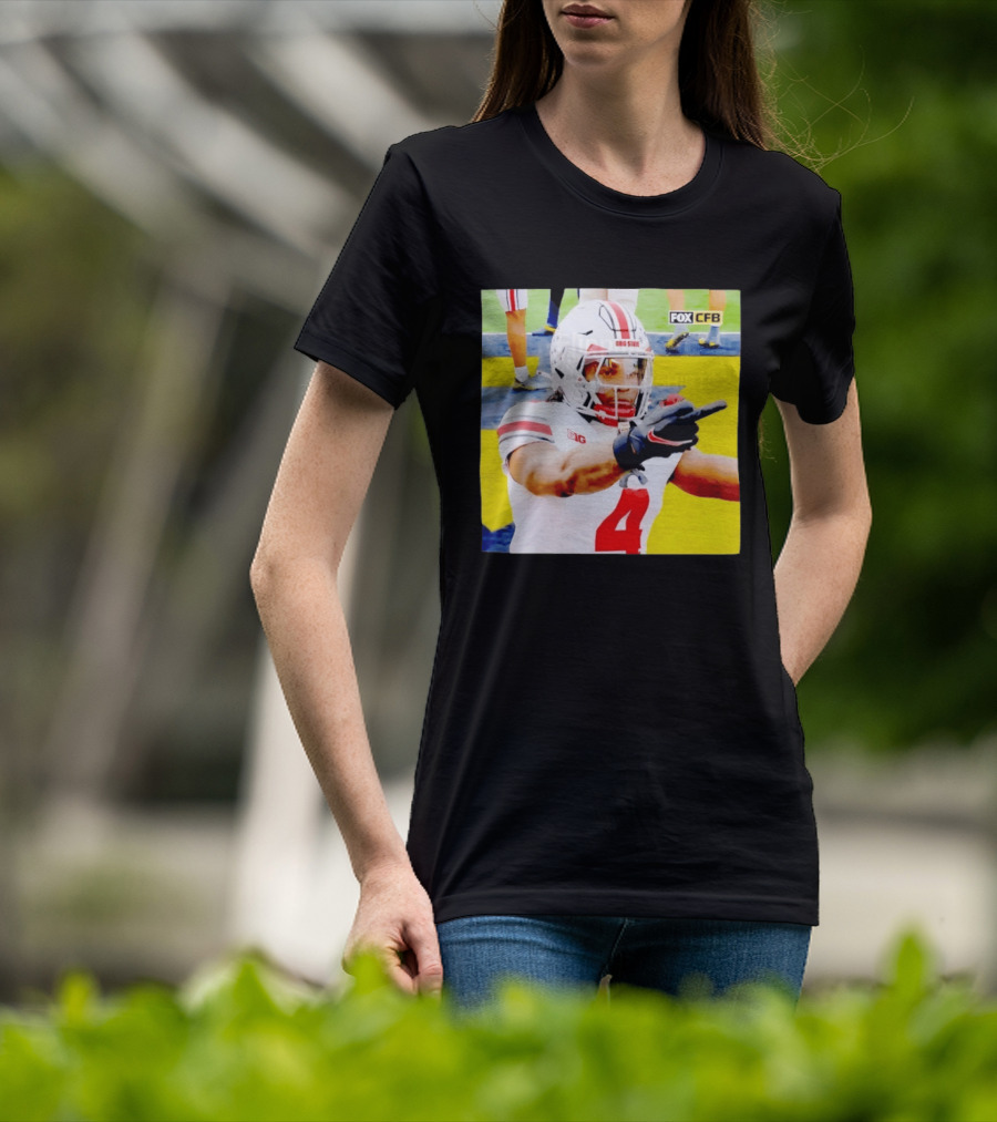 Ohio State Player Gesture Against Michigan Football T-Shirt