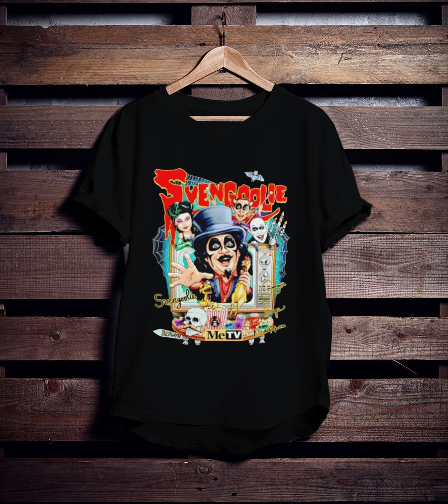 Svengoolie Berwyn MeTV Horror Characters And Spooky Fun T-Shirt